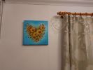 Sunflowers Heart | Oil And Acrylic Painting in Paintings by Amanda Dagg. Item composed of paper
