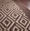 Handwoven Woolen Brown Runner Rug | Rugs by Evergreen Carpets. Item composed of wool in boho or minimalism style