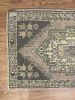Hand-woven Turkish Rug Doormat| 1.11 x 3.6 | Small Rug in Rugs by Wool and Rug. Item made of wool works with boho & contemporary style