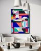Kaleidescope - original acrylic painting | Oil And Acrylic Painting in Paintings by Jilli Darling. Item made of wood & canvas compatible with mid century modern and contemporary style