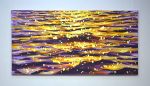 Evening glare on the water 6. | Oil And Acrylic Painting in Paintings by IRYNA KASTSOVA. Item composed of canvas in mediterranean style