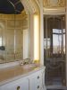 Park West Penthouse Vanity Bespoke Lighting | Lighting by Darin White | HAVA studios. Item composed of wood and marble in traditional style