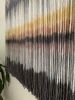 ILLUSION Hand Dyed Custom Wall Tapestry | Macrame Wall Hanging in Wall Hangings by Wallflowers Hanging Art. Item made of oak wood & wool compatible with boho and mid century modern style