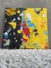 Faces in the Universe | Oil And Acrylic Painting in Paintings by Hugo Auler Jr. Art. Item made of synthetic