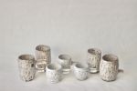 Glazed terra nigra clay mug | Drinkware by ZHENI. Item made of ceramic