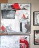 'interior realites' | Oil And Acrylic Painting in Paintings by Everything Eventually Studio. Item in minimalism or mid century modern style