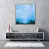 Tutto quello che ti ho nascosto - Abstract seascape painting | Oil And Acrylic Painting in Paintings by Jennifer Baker Fine Art. Item made of canvas compatible with contemporary and coastal style