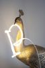 "Peacock Lamp" | Sculptures by MARCANTONIO. Item composed of brass