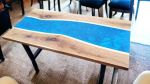Epoxy Dining Table, Epoxy Resin Table, Epoxy Wood Table | Coffee Table in Tables by Innovative Home Decors. Item composed of wood compatible with country & farmhouse and art deco style
