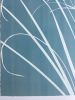 Silver Iris: 33 x 22 in. original gray cyanotype | Photography by Christine So. Item made of paper compatible with boho and japandi style