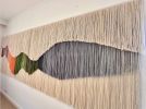 Extra Large Layered Wall Art Tapestry | Wall Hangings by Olivia Fiber Art. Item made of wood & wool compatible with boho and minimalism style