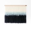 Textured Blue Artwork | Mixed Media by CER Dye Design. Item composed of wool in boho or coastal style