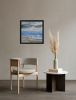 Littoral Normand | Oil And Acrylic Painting in Paintings by Sophie DUMONT.. Item made of canvas works with contemporary & japandi style