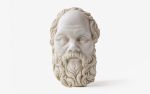 Socrates Mask 'Ephesus Museum' | Wall Sculpture in Wall Hangings by LAGU. Item composed of marble
