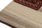 Rug & Kilim’s Tacheh Style Persian Kilim in Beige and Gray | Area Rug in Rugs by Rug and Kilim