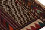 Vintage Afghan Baluch Kilim Runner Rug, with Geometric | Area Rug in Rugs by Rug and Kilim