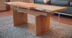 Oregon Big Leaf Figured Maple Coffee Table | Tables by SjK Design Studios. Item made of oak wood works with asian & modern style