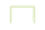 Short Console Table, Light Green | Tables by IKON KØBENHAVN. Item made of wood with stone works with minimalism & industrial style