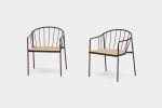 Eno Chair | Dining Chair in Chairs by ARTLESS | Cda.miguel de Cervantes Saavedra in Ciudad de México. Item composed of metal and fiber