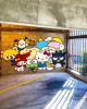 sanrio souffle | Murals by Darin | Montclair Parking Garage in Oakland. Item made of synthetic