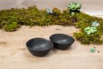 Matte Black Bowls Set | Dinnerware by Laura Letinsky | Chicago in Chicago. Item made of ceramic