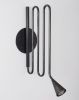 Louis Wall Lamp - Small, Downlight, Hardwire | Sconces by Sara Schoenberger. Item composed of steel