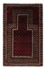 Rug & Kilim’s Persian Baluch Tribal Rug in Red | Area Rug in Rugs by Rug and Kilim