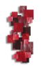 "Ruby" TTS Glass and Metal Wall Sculpture | Wall Hangings by Karo Studios. Item made of metal with glass
