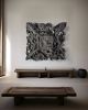 BIJOUX — Charcoal Composition | BIJOUX Collection | Wall Sculpture in Wall Hangings by Sizmari. Item made of fiber works with minimalism & contemporary style