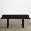 Custom Blackened Ash Desh | Desk in Tables by Elko Hardwoods. Item made of wood with steel