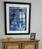 Life Under The Pier | Watercolor Painting in Paintings by Claudia E. Kazachinsky. Item composed of paper