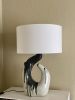Espina Lamp | Table Lamp in Lamps by CSOSA ceramics. Item composed of linen and stoneware