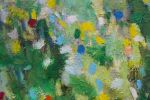 yellow fields in Spring | Oil And Acrylic Painting in Paintings by Art by Geesien Postema. Item composed of canvas in contemporary or country & farmhouse style