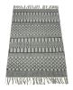 Rug & Kilim's Contemporary Dhurrie in Gray with White | Area Rug in Rugs by Rug and Kilim