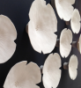 Golden Graces - 5 Original Ceramic Porcelain | Wall Sculpture in Wall Hangings by Elizabeth Prince Ceramics. Item made of ceramic works with minimalism & contemporary style