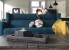 Wave | Pouf in Pillows by KATSU | Katsu Studio in Saint Petersburg. Item made of cotton works with minimalism & art deco style