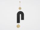 Turn Wall Hanging in Black Patina | Wall Sculpture in Wall Hangings by Circle & Line. Item made of brass