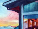 The Gathering | Mixed Media in Paintings by Catherine Twomey | UpMarket Gallery in Asheville. Item made of birch wood compatible with contemporary and modern style