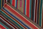 1950s Vintage chaput Kilim style in Multicolor Striped | Area Rug in Rugs by Rug and Kilim
