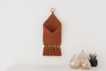 Macrame Pouch- Envelope | Macrame Wall Hanging in Wall Hangings by YASHI DESIGNS. Item composed of cotton and fiber in boho or contemporary style