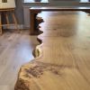 Starburst Oak Live-Edge Dining Table | Tables by Handmade in Brighton. Item made of oak wood