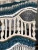 Blue surf macraweave | Macrame Wall Hanging in Wall Hangings by Oak & Vine. Item made of fabric with fiber