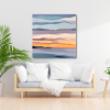 Turning Tide - Ocean Painting | Oil And Acrylic Painting in Paintings by Darcie Jean Art. Item made of canvas works with minimalism & contemporary style