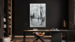 Sculpted Silence | Oil And Acrylic Painting in Paintings by Anastasiia Krykun. Item made of canvas works with contemporary style
