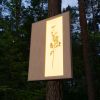 Herbarium: Tanacetum Vulgare - Wall Light Sculpture | Wall Sculpture in Wall Hangings by Mateusz Wappa Design & Research. Item made of birch wood & glass compatible with minimalism and modern style