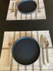 DOT DASH placemat | Tableware by OTSI design. Item composed of canvas in minimalism or contemporary style
