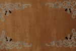 Rug & Kilim’s Chinese Art Deco Rug, Brown with Greek Key | Area Rug in Rugs by Rug and Kilim