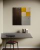 In the Pocket, 36x36 Wood panel, Unframed | Mixed Media by JD Logan Fine Art. Item composed of birch wood in boho or minimalism style