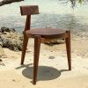 Knockdown Chair (#0061) | Accent Chair in Chairs by Kamiya Furniture. Item composed of walnut and brass in minimalism or mid century modern style