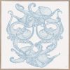 Octopi Tangle - Framed Canvas Art | Prints by Patricia Braune. Item composed of canvas